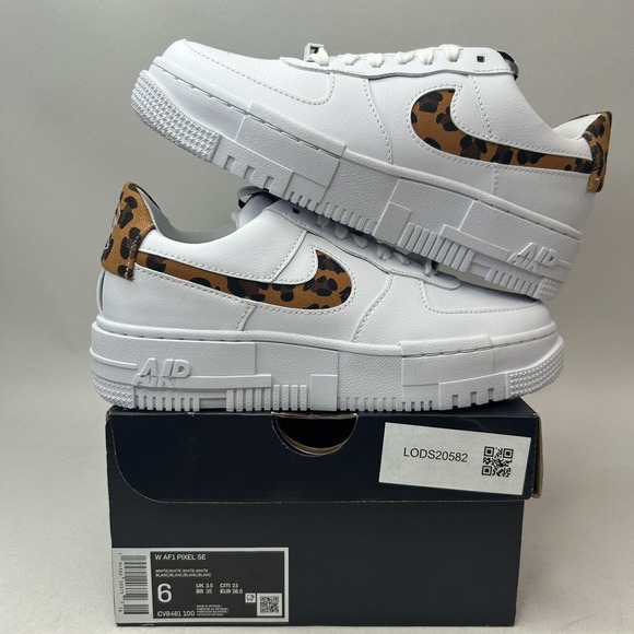Nike Shoes Air Force Low Pixel SE WMNS “White Leopard Print” 2023